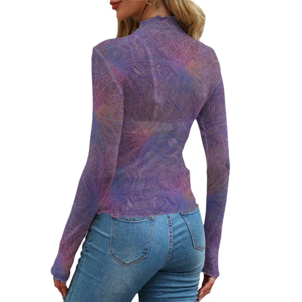 PSATS All-Over Print Women's Mesh T-shirt